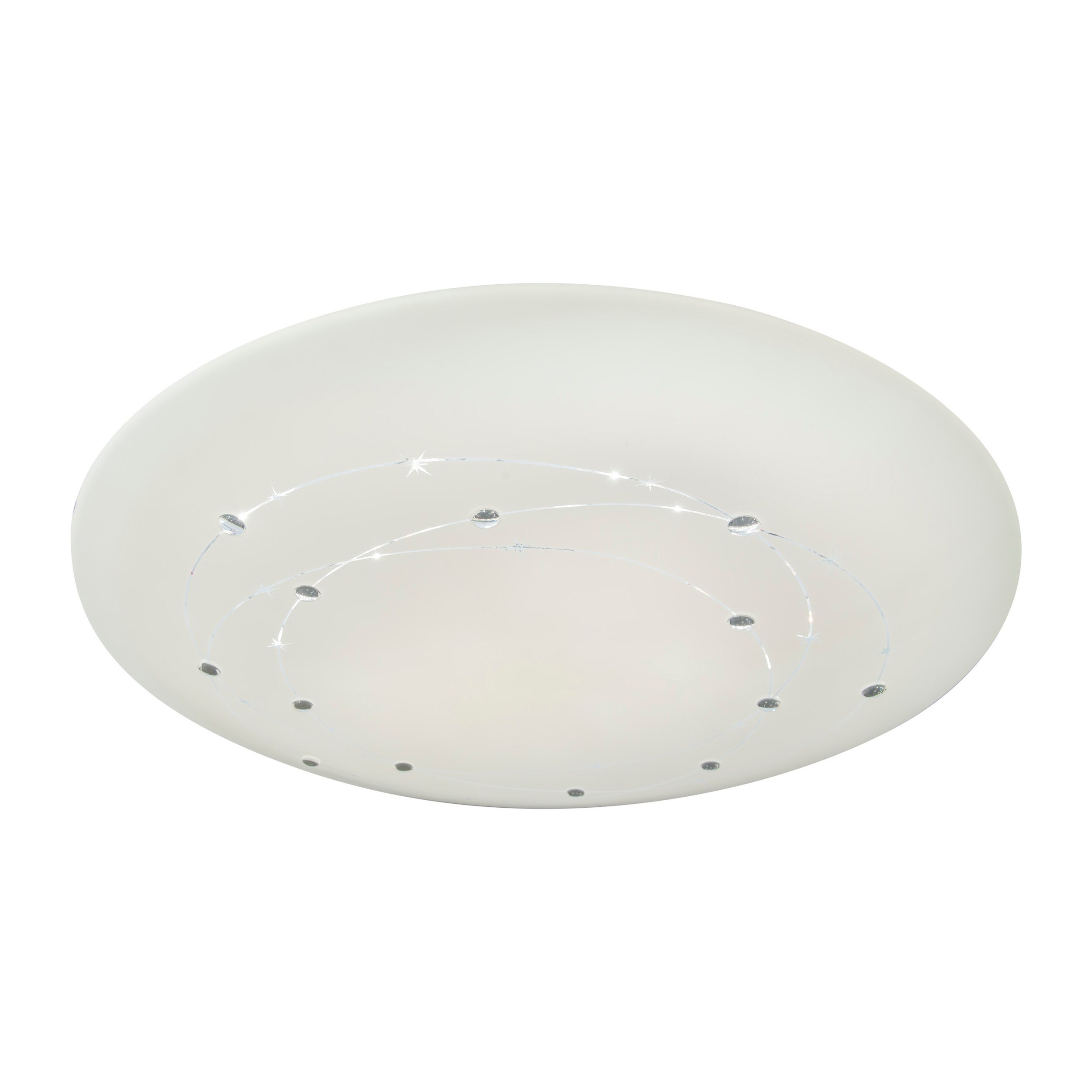 N&auml;ve LED Deckenleuchte "LISSABON" inkl. Kristalleffekt &Oslash;: 61cm - Bild 1