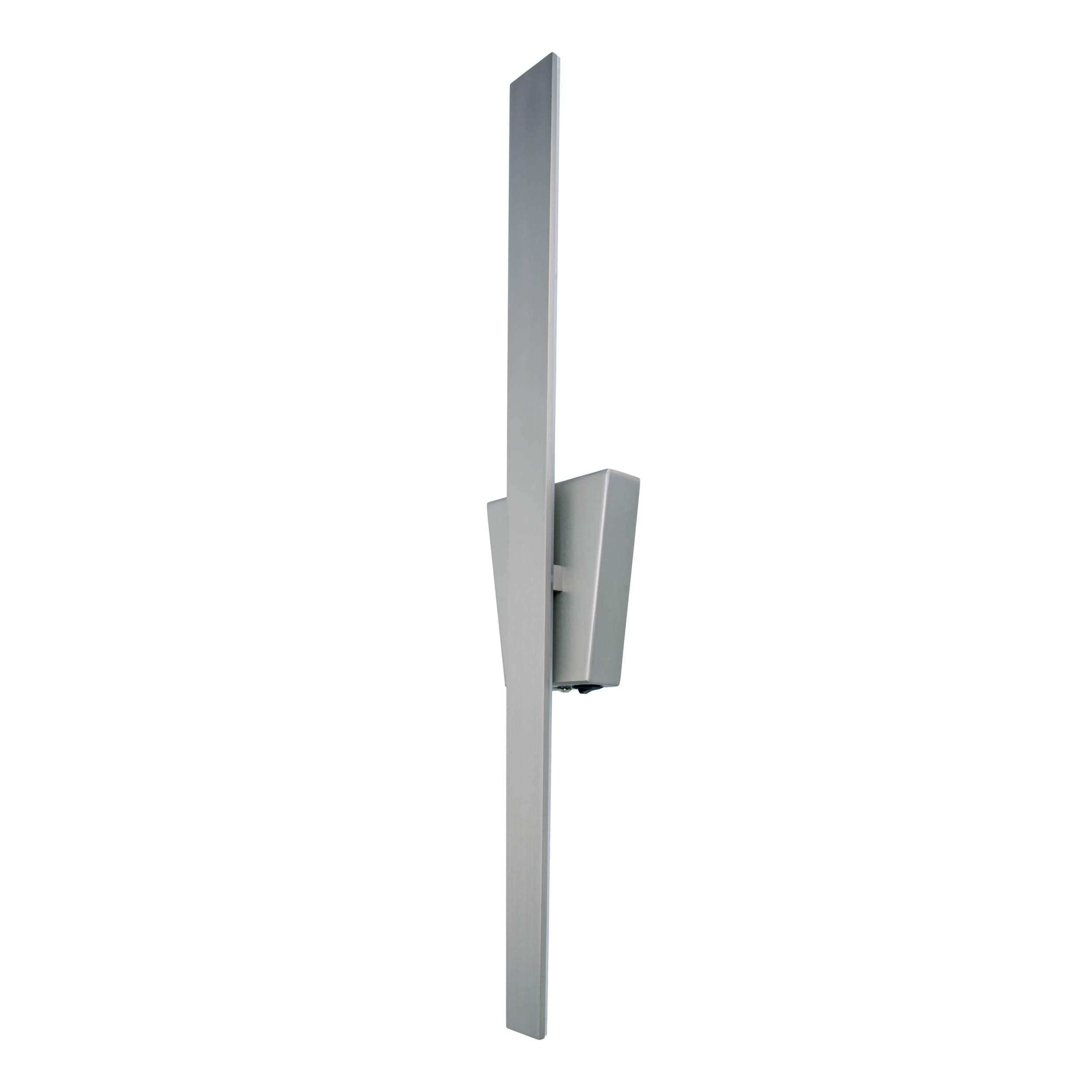 N&auml;ve LED Wandleuchte "TREVOR" H: 62cm nickel matt - Bild 1