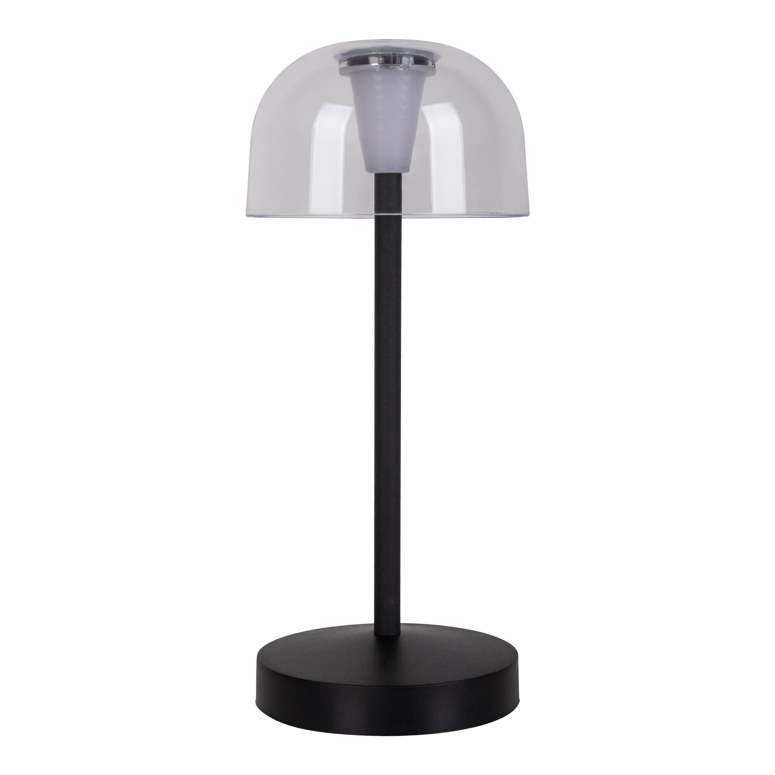 N&auml;ve Akku-/Tischleuchte "GOMBA" H: 18,5cm schwarz - Bild 1