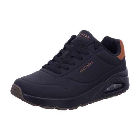 Skechers 183004 BBK UNO - SUITED ON AIR Schwarz Shoes Gr. 43 - Bild 1