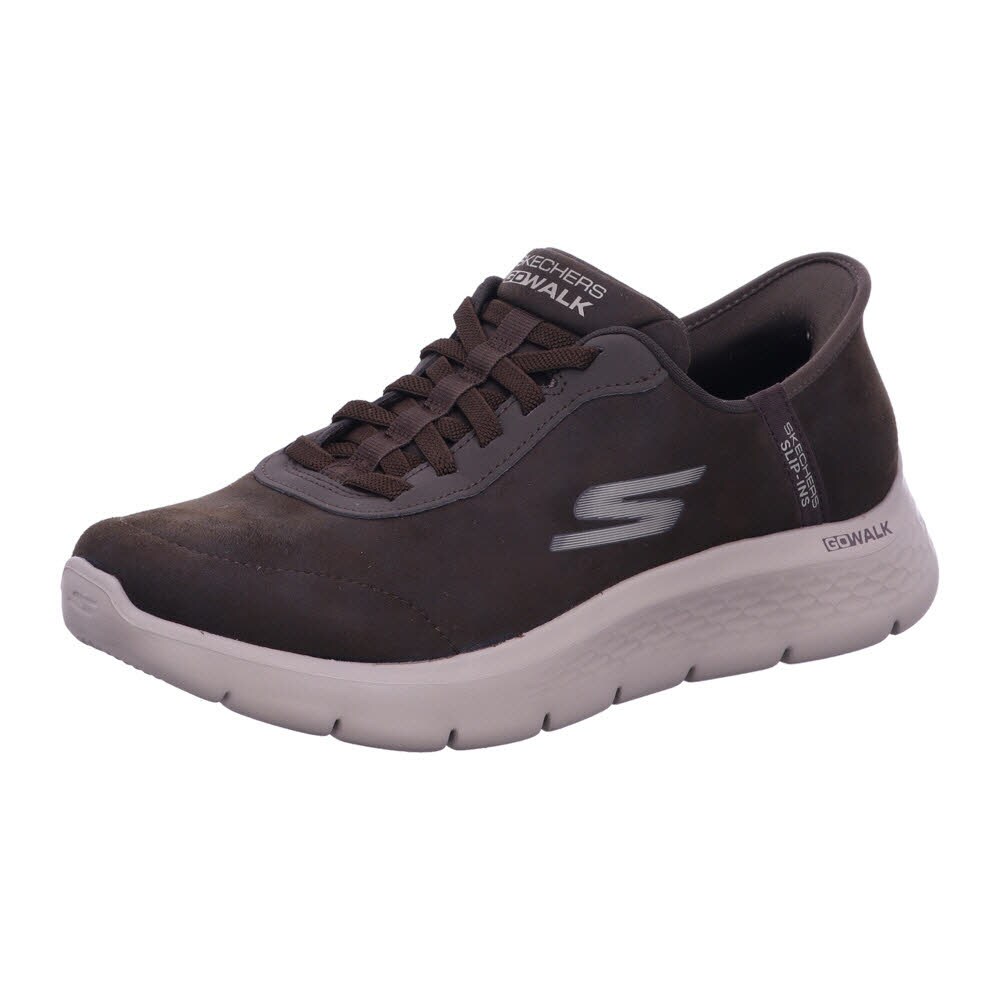 Skechers 216326 BRN GO WALK FLEX – SMOOTH MOTION Braun Shoes Gr. 48 | 00197976484535