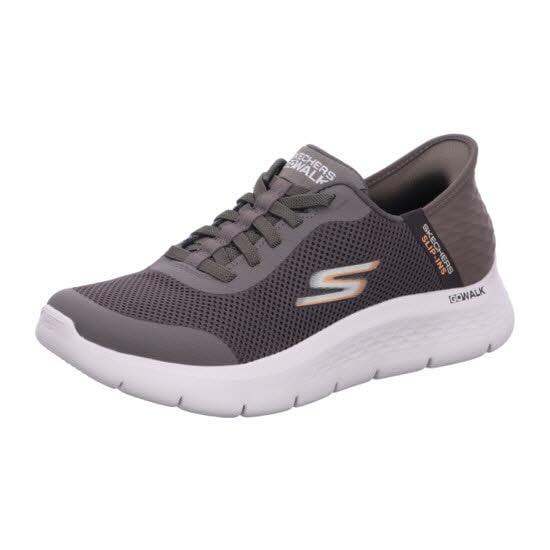 Skechers 216324 BRN GO WALK FLEX - HANDS UP Braun Shoes Gr. 42 - Bild 1