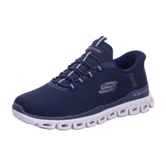 Skechers 233010 NVY GLIDE-STEP – NOXUS Blau Shoes Gr. 41 | 00198376620349