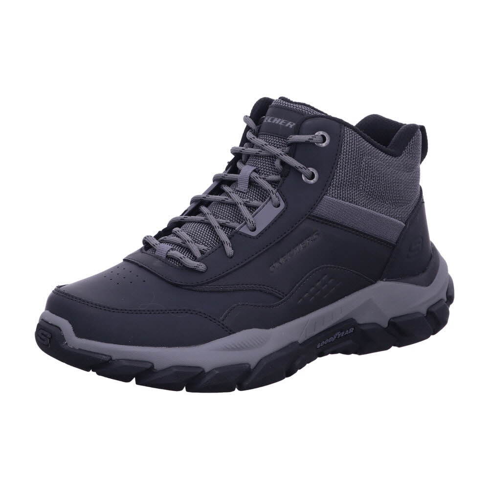 Skechers 205587 BLK SANTORO - HOPKINS Schwarz Boot Gr. 42 - Bild 1