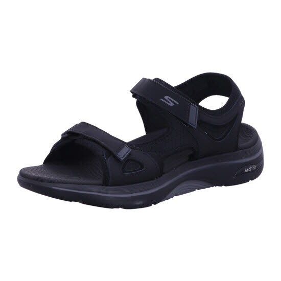 Skechers 229309 BBK GO WALK ARCH FIT 2.0 SAND - CAPISTRANO Schwarz Sandal Gr. 42 - Bild 1