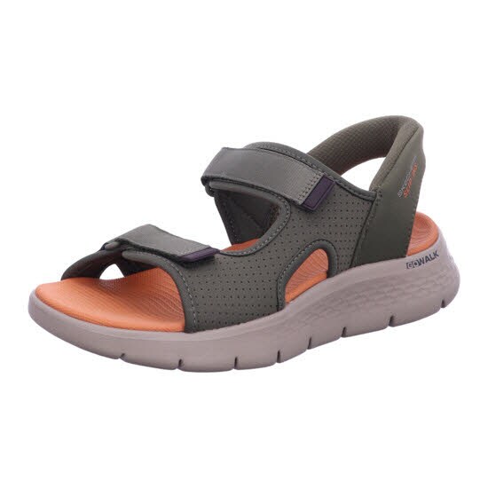 Skechers 229210 OLV GO WALK FLEX SANDAL - EASY ENTRY Gr&uuml;n Sandal Gr. 42 - Bild 1