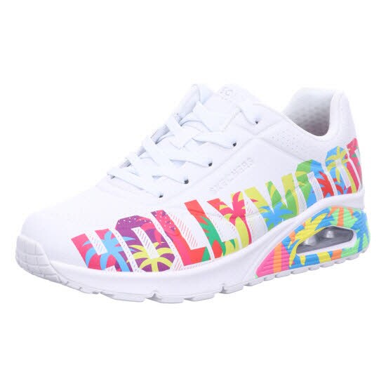 Skechers 177995 WMLT UNO - ONE FOR STARS! Wei&szlig; Shoes Gr. 36 - Bild 1