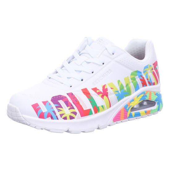 Skechers 177995 WMLT UNO - ONE FOR STARS! Wei&szlig; Shoes Gr. 37 - Bild 1