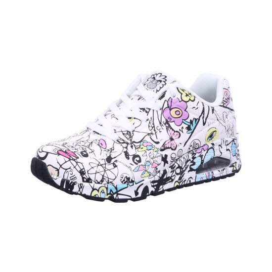Skechers 177972 WMLT UNO - PROCESS SKETCH Wei&szlig; Shoes Gr. 37 - Bild 1