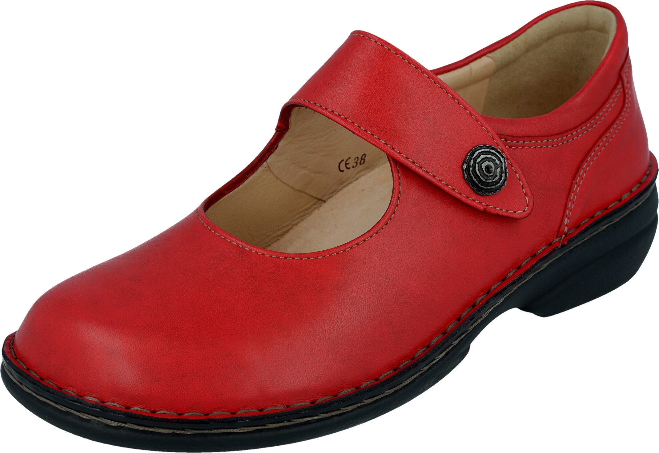 Finn Comfort 02058 256143 LAVAL Rot Shoes Gr. 35 - Bild 1