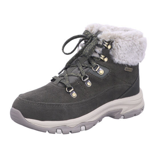 Skechers 167882 OLV TREGO - SNOW WORRIES Gr&uuml;n Boot Gr. 40 - Bild 1