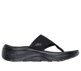 Skechers 140861 BBK GO WALK ARCH FIT 2.0 SAND – CARRIE Schwarz Sandal Gr. 42 | 00198376911874