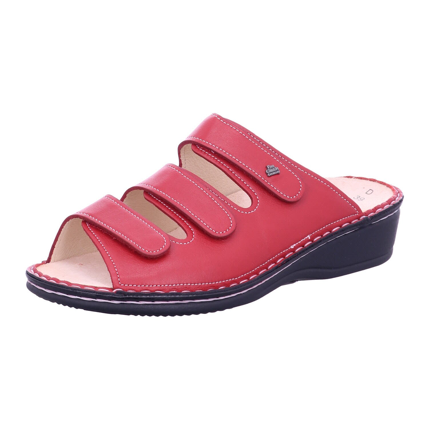 Finn Comfort 02501 604420 PISA Rot Sandal Gr. 43 | 00888281840429