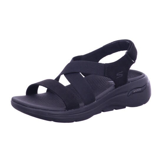 Skechers 140257 BBK GO WALK ARCH FIT - TREASURED Schwarz Sandal Gr. 42 - Bild 1