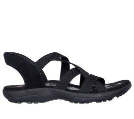 Skechers 163460 BBK REGGAE SLIM - STRETCH FLEX Schwarz Sandal Gr. 39 - Bild 1
