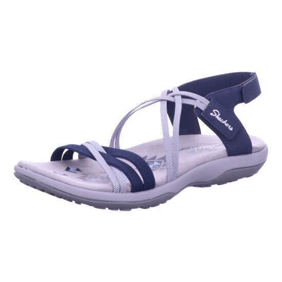 Skechers 163112 NVY REGGAE SLIM - TAKES TWO Blau Sandal Gr. 35 - Bild 1