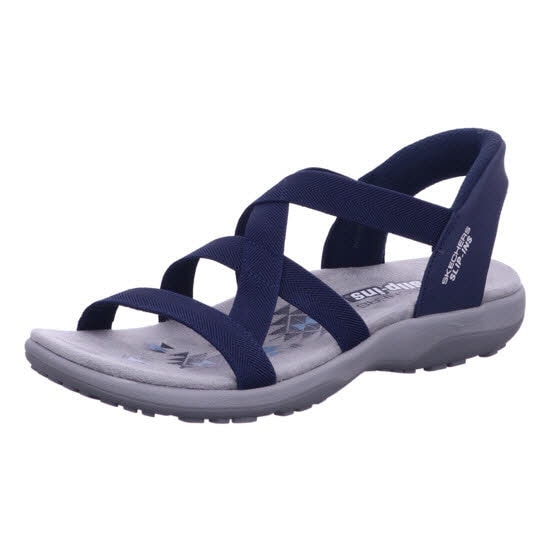 Skechers 163460 NVY REGGAE SLIM - STRETCH FLEX Blau Sandal Gr. 38 - Bild 1