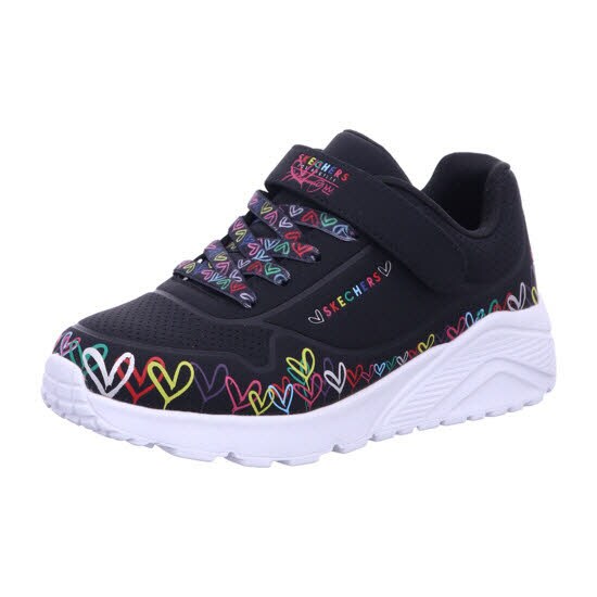 Skechers UNO LITE - HEART CRAZE 314091L BKMT Gr. 29