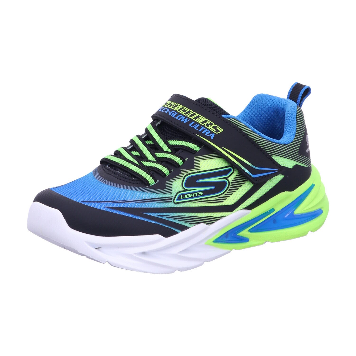 Skechers 400139L BBLM FLEX-GLOW ULTRA - Schwarz Shoes Gr. 33 - Bild 1