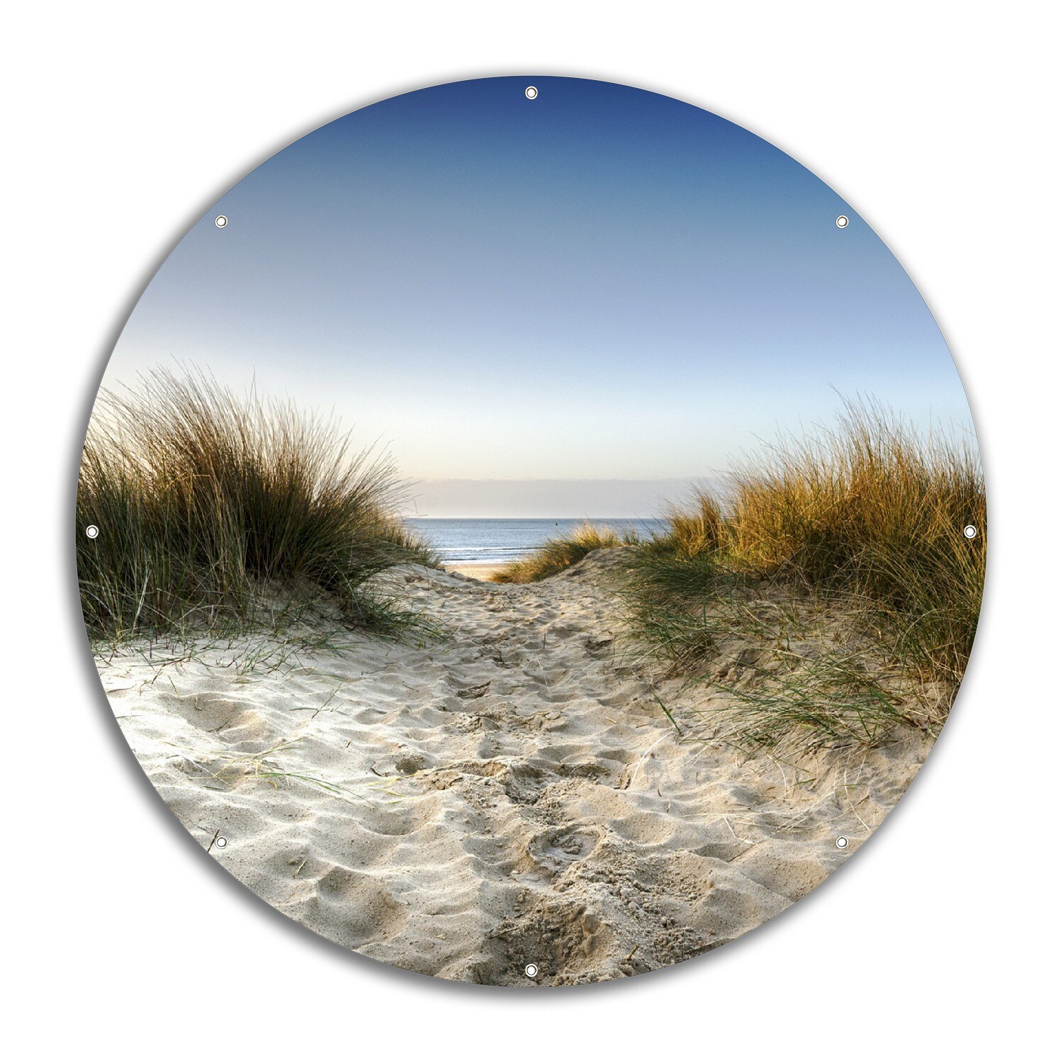 Gartenposter ca. 80 x 120 cm Weg durch die Dünen zum Strand am Meer