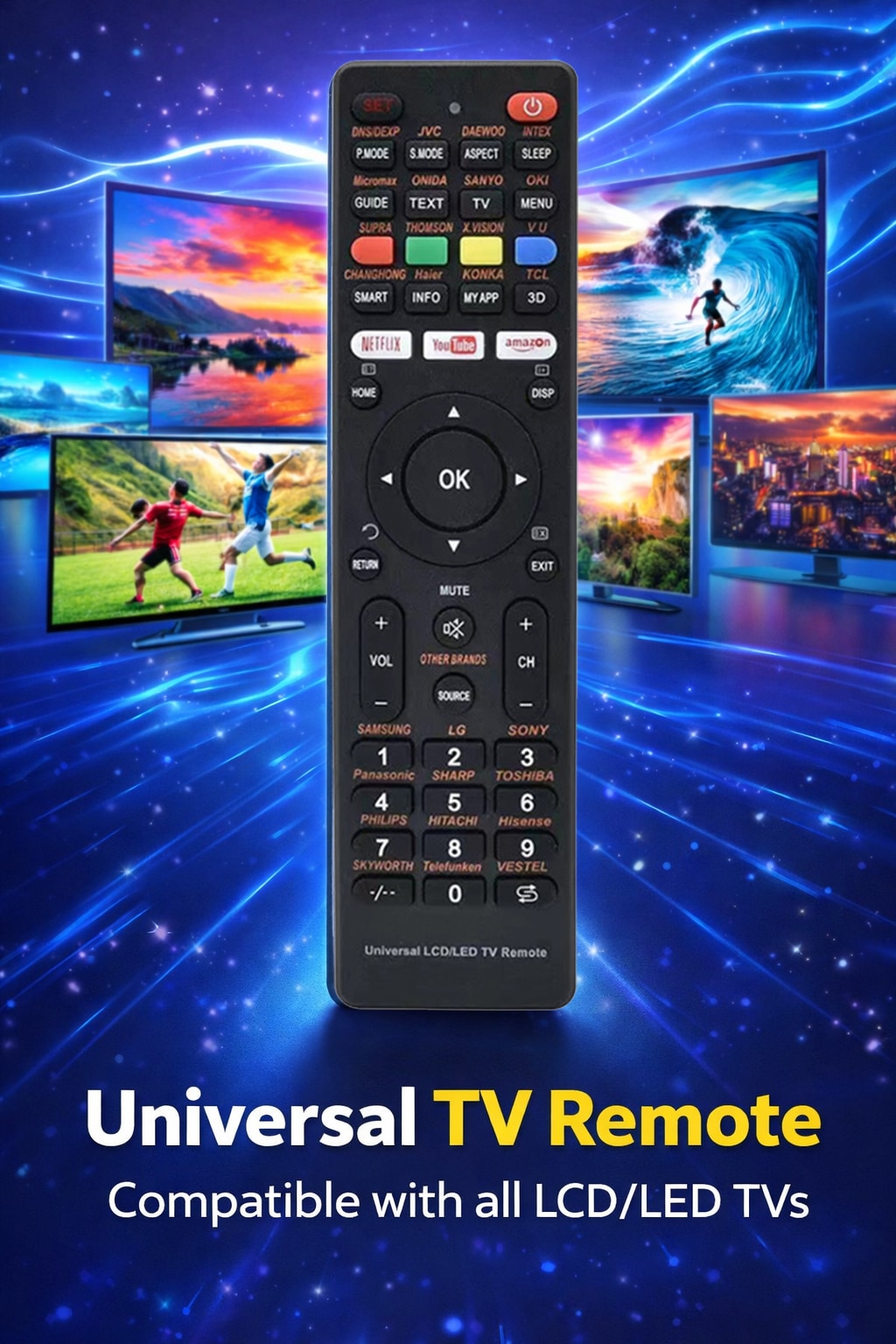 JTC-24 IR-1130 Universal-TV Fernbedienung - Bild 1