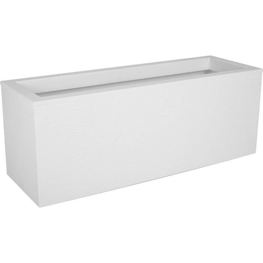 EDA EDA PLASTIQUE Graphit Up Balconniere - 25 L - 59 x 19,5 x 22,8 cm - Wei&szlig;es Ceruse - Bild 1