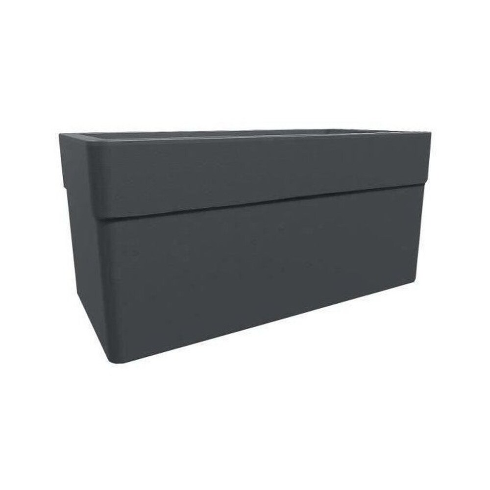 EDA Pflanzk&uuml;bel &ndash; CAREL &ndash; Anthrazitgrau &ndash; 63 l &ndash; 78 x 39 x 39 cm (H) &ndash; EDA &ndash; Mit Rollen &ndash; F&uuml;r drinnen und drau&szlig;en - Bild 1