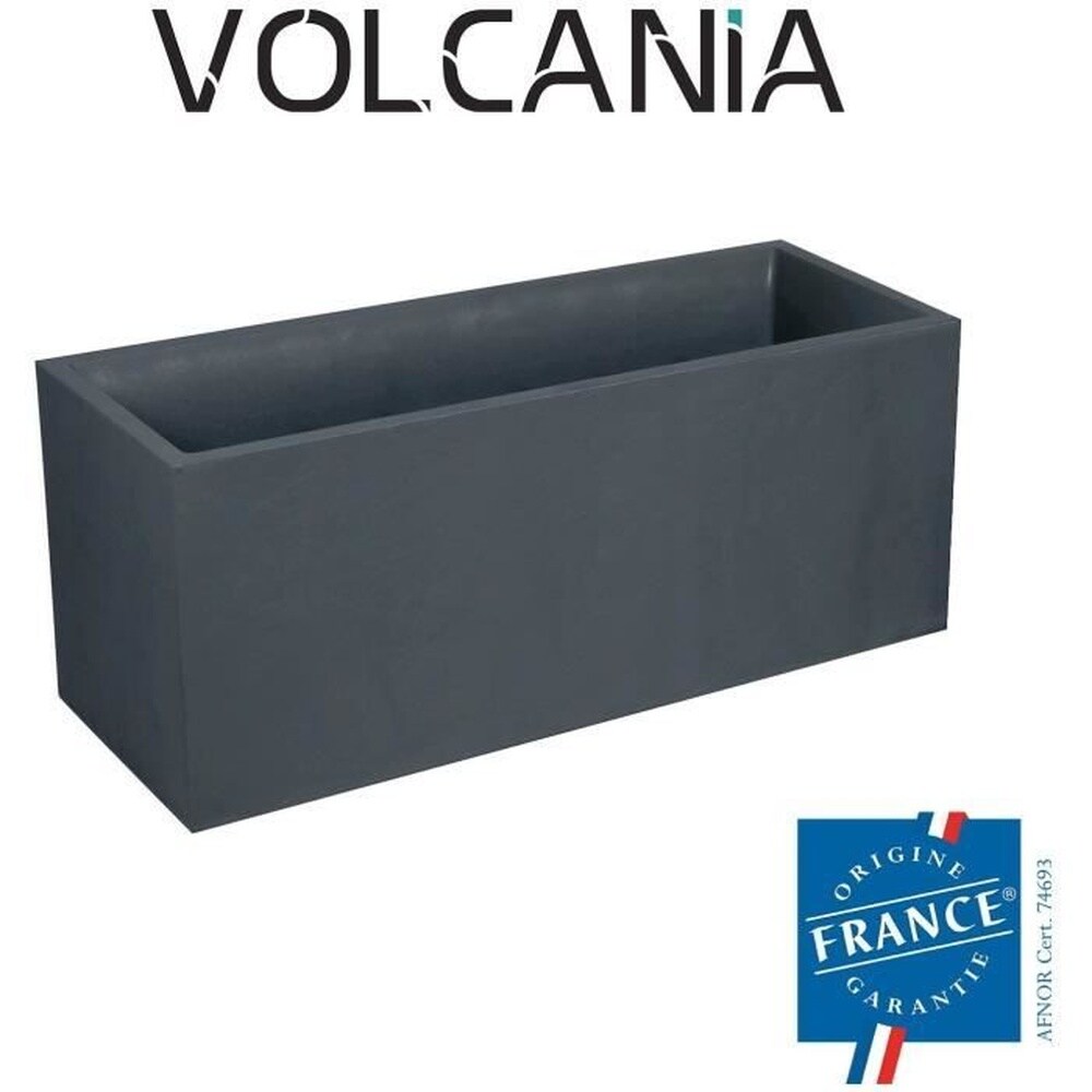 EDA Eda Bac Jardiniere Volcania 100 x 40 x 40 cm &ndash; 97,6 L &ndash; Anthrazitgrau - Bild 1