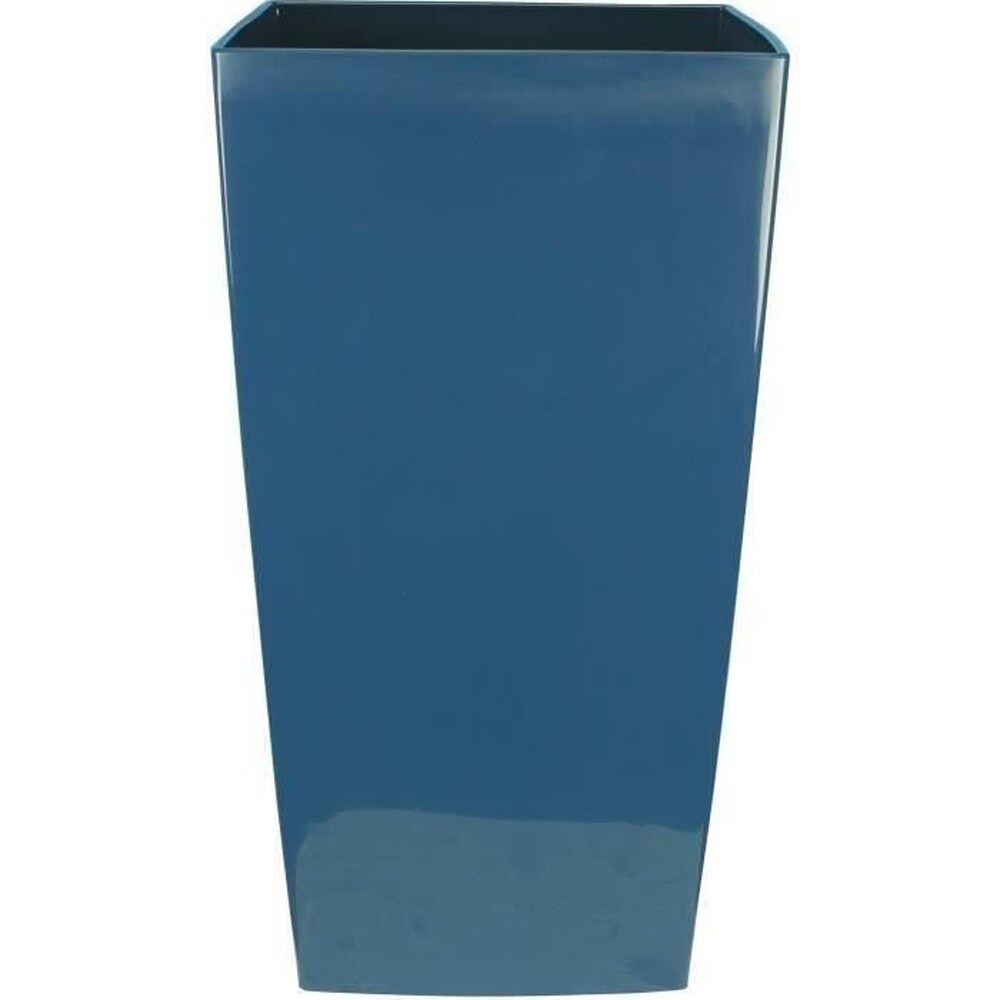 RIVIERA Quadratischer Blumenkasten RIVIERA NUANCE - Kunststoff - L 38 x T 38 x H 69 cm - Blau - Bild 1
