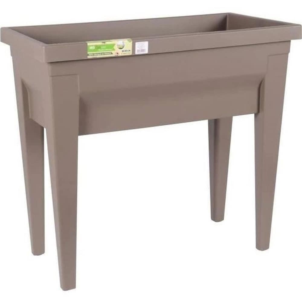 EDA EDA Gem&uuml;sebereich mit Tisch City Veg & Table &ndash; 73 x 38,5 x H 68 cm &ndash; 57 L &ndash; Taupe - Bild 1