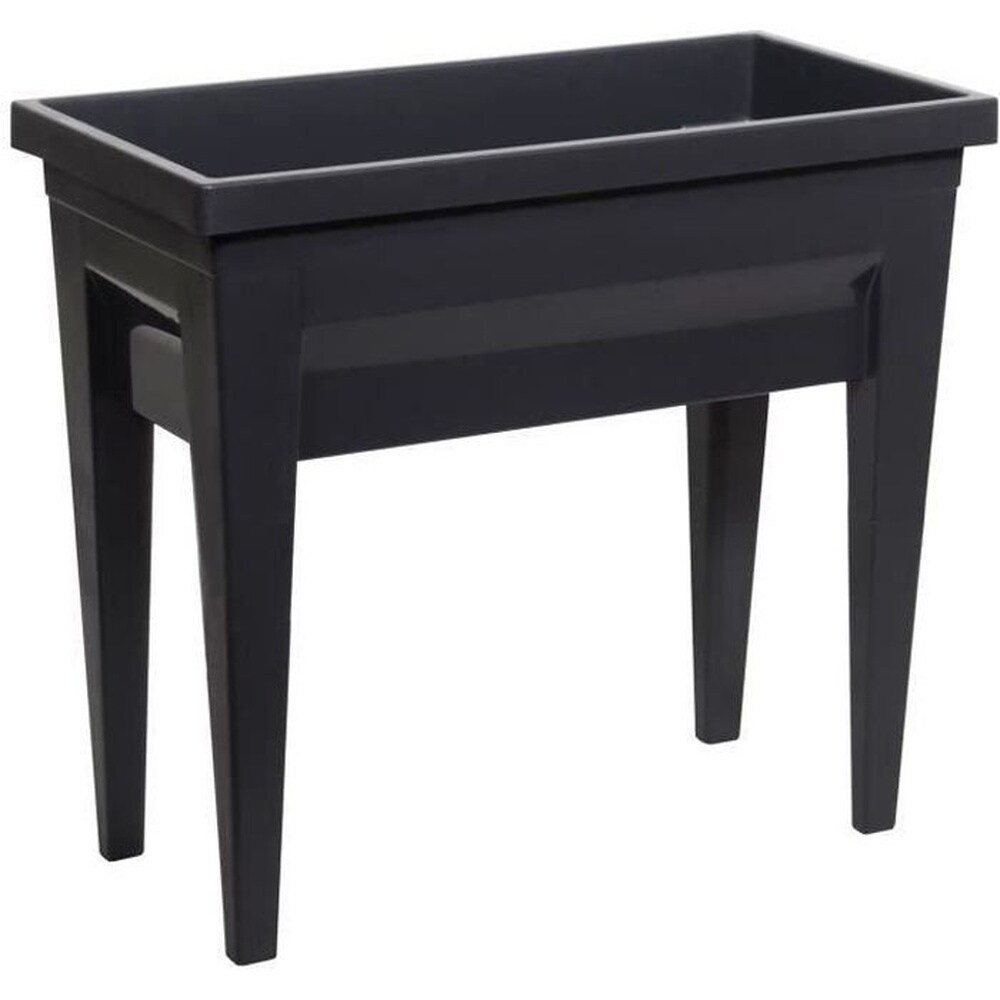 EDA Eda Potager-Bereich mit City Veg & Table-Tisch &ndash; 76 x 38,5 x H 68 cm &ndash; 57 l &ndash; Anthrazitgrau - Bild 1