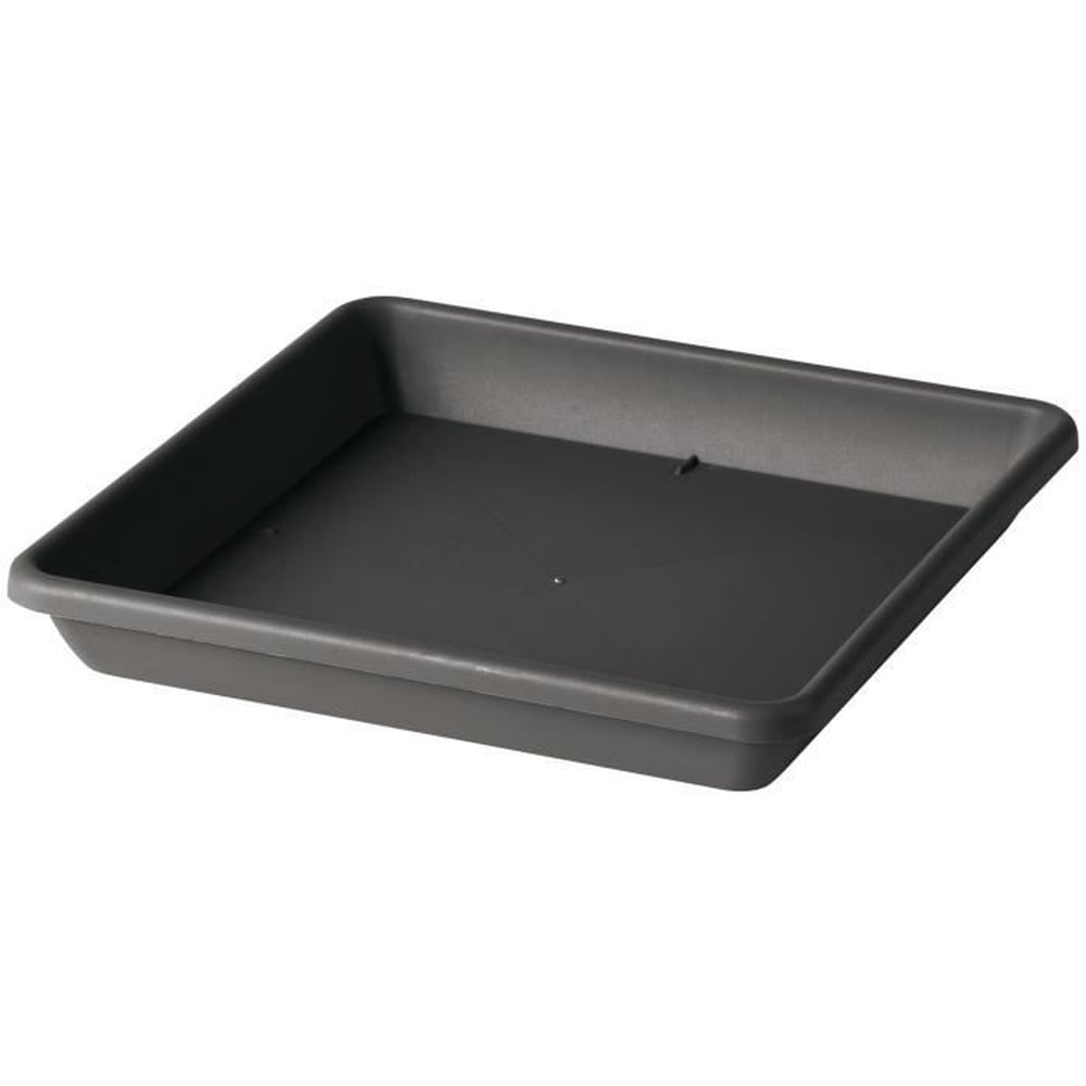 DEROMA DEROMA Untersetzer für Blumentopf Square Day R Anthrazit - 45 cm