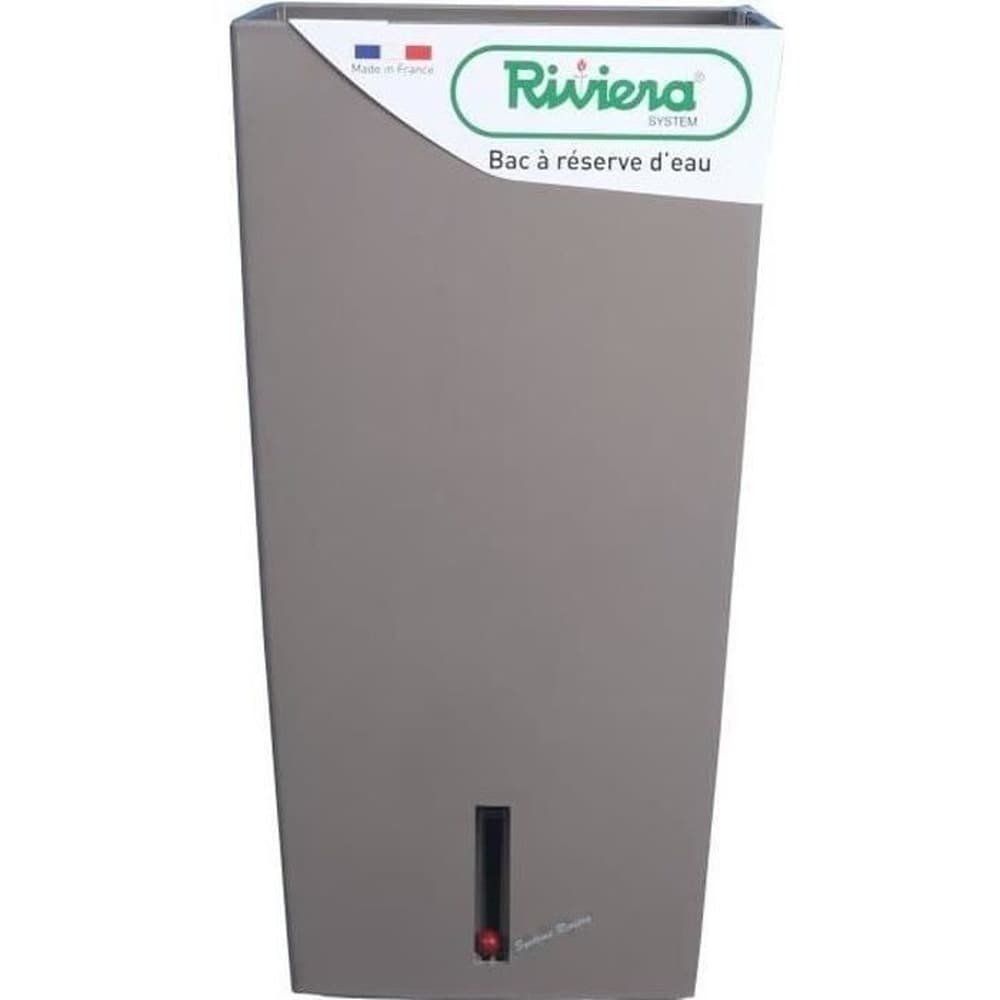 RIVIERA Riviera Quadratischer Blumentopf Eva, neu, Kunststoff &ndash; 28 x 28 x 52 cm (H) &ndash; 31 l &ndash; Taupe - Bild 1