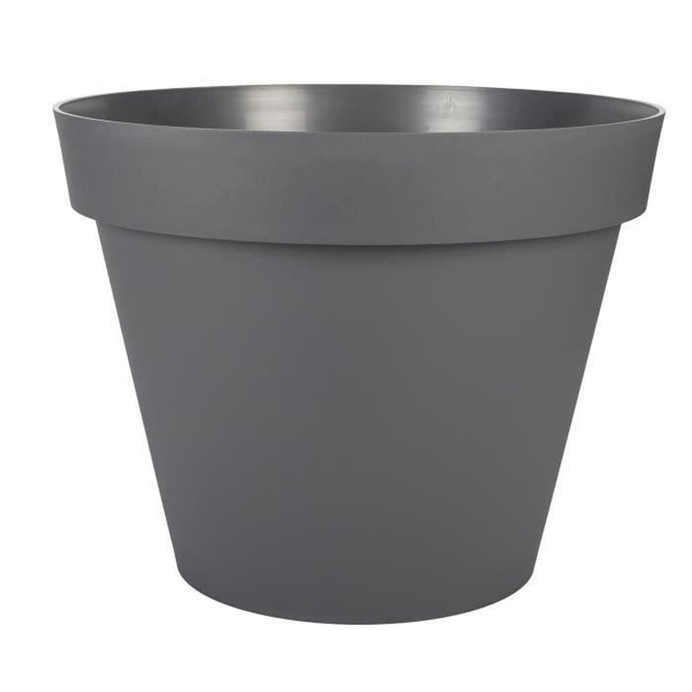 EDA Eda Runde Blumenvase Toskana - &Oslash; 60 x H 47 cm - 76 l - Anthrazitgrau - Bild 1