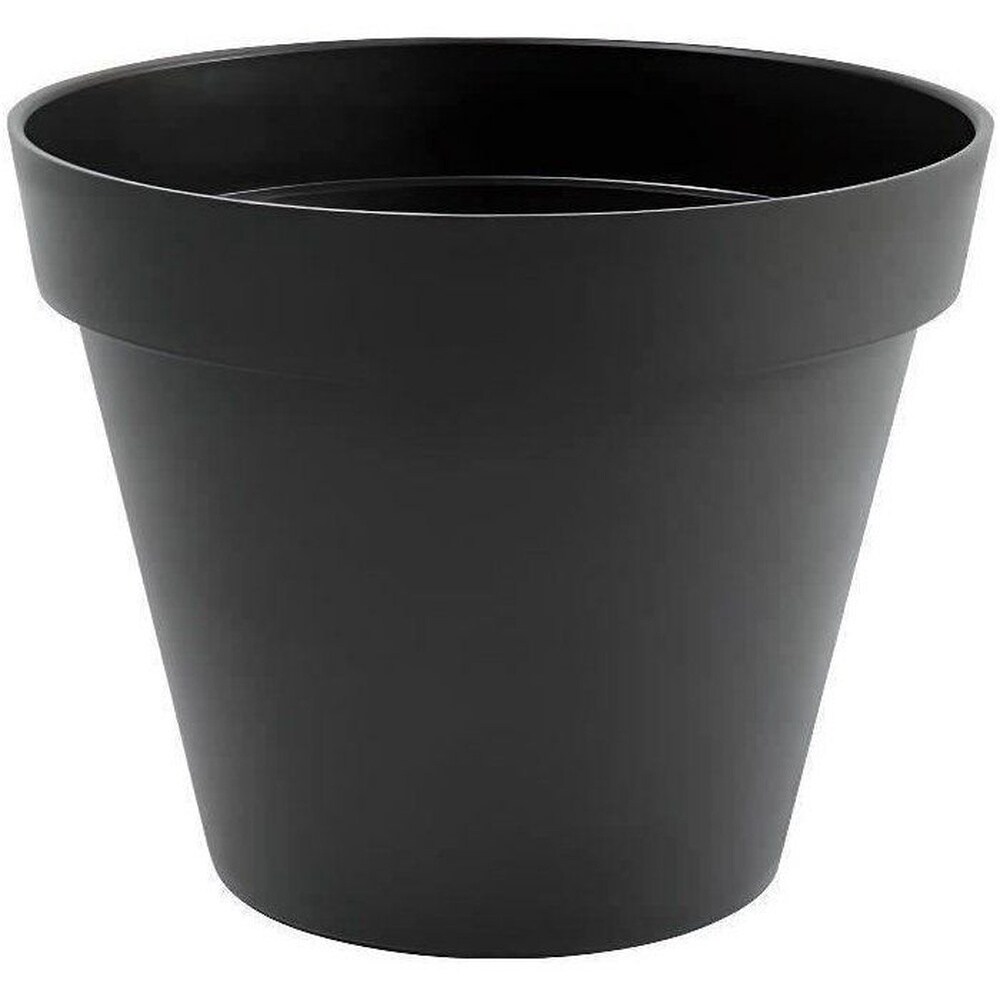 EDA EDA Toskana-Rundblumentopf &ndash; &Oslash; 48 x H 40 cm &ndash; 43 l &ndash; Anthrazitgrau - Bild 1