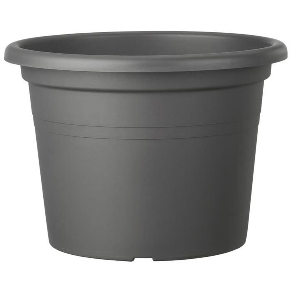 DEROMA DEROMA Runder Blumentopf Day R Anthrazit - 50 cm