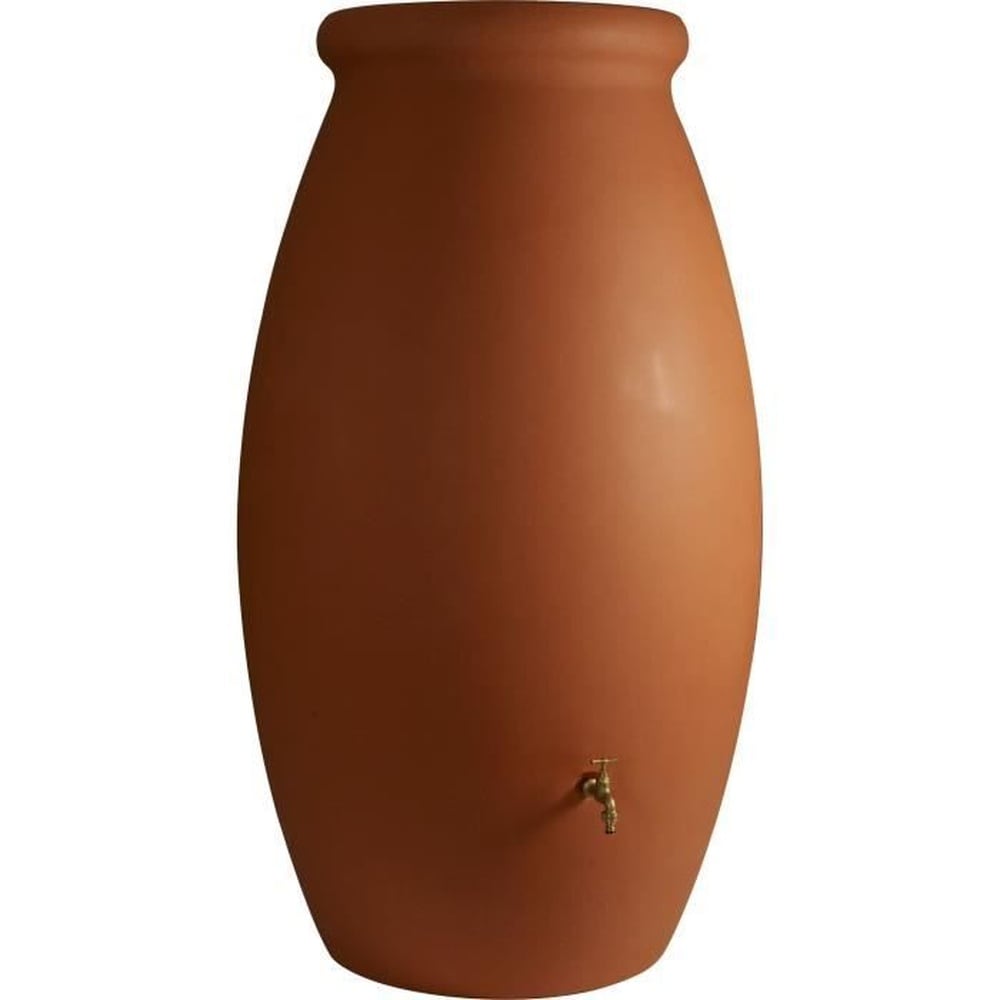 BELLI Rotationsgeformter Wasserauffangbeh&auml;lter aus Terrakotta &ndash; BELLI &ndash; 1000 l - Bild 1