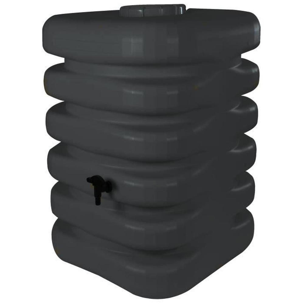 BELLI Wasserauffangbeh&auml;lter &ndash; BELLI &ndash; Kubisch &ndash; 350 Liter &ndash; Anthrazit - Bild 1