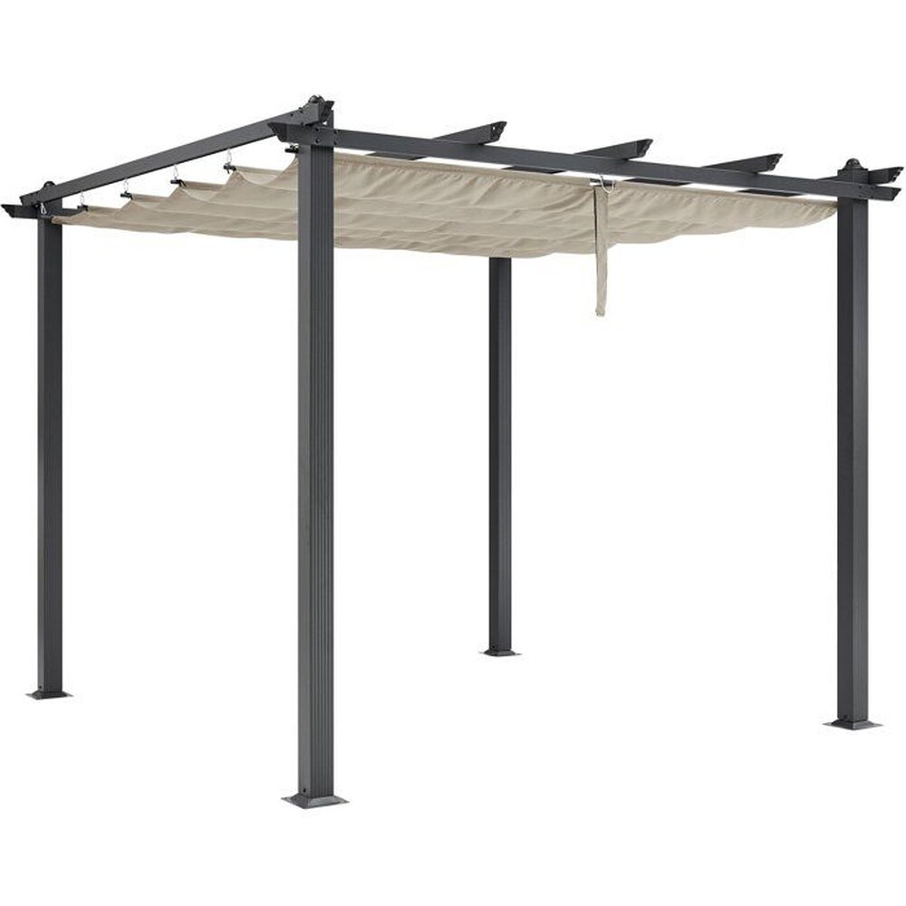 CALVI CORDOBA Aluminium-Pergola &ndash; Beige &ndash; 3 x 3 m - Bild 1
