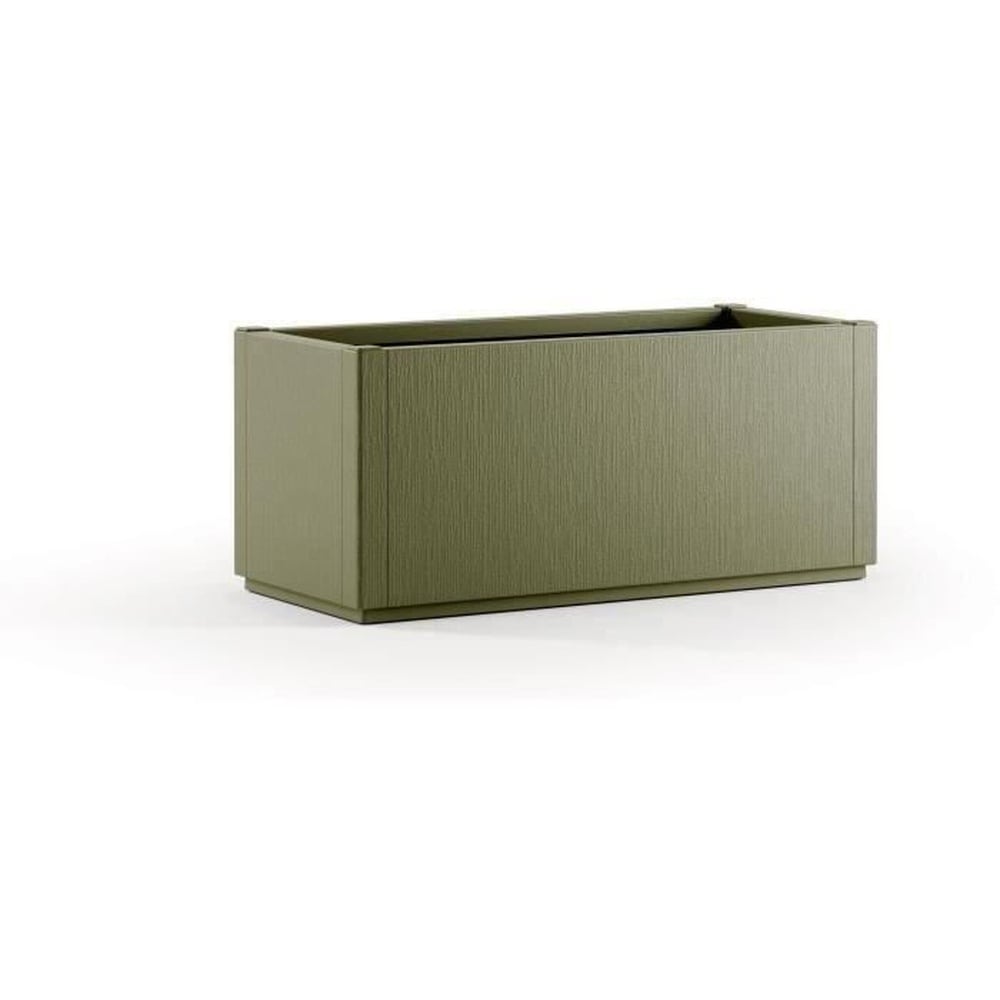 STEFANPLAST Ethica rechteckiger Blumenkasten 80 cm gr&uuml;n - Bild 1
