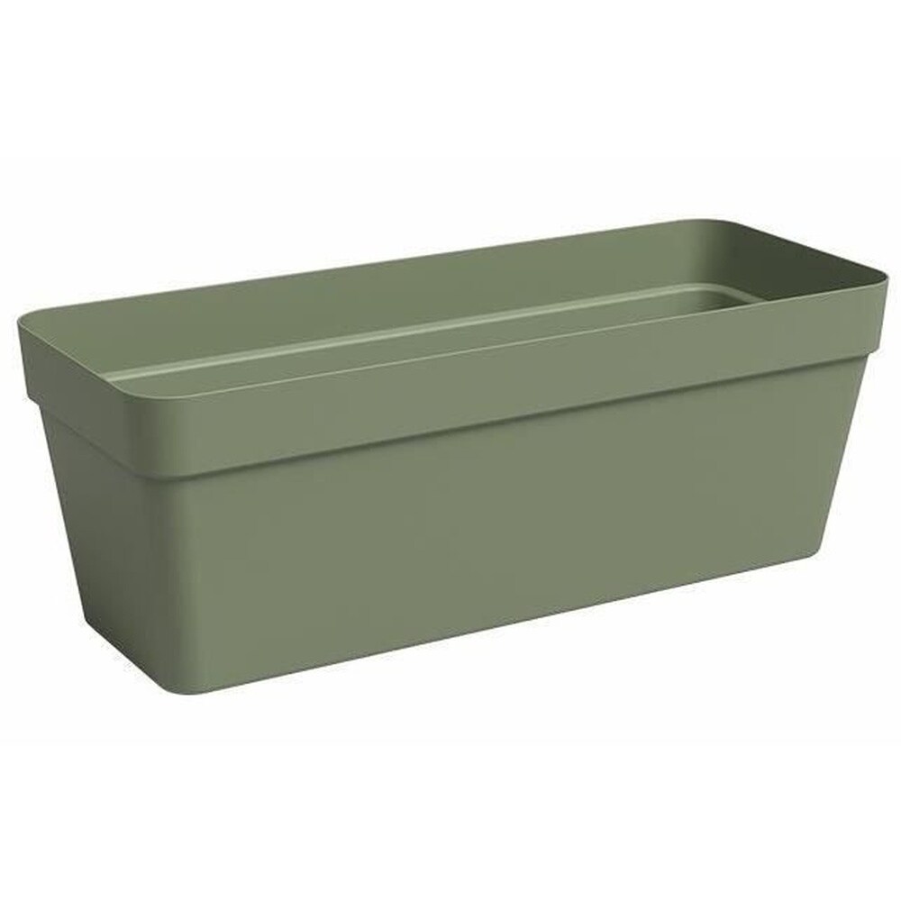 ARTEVASI Pflanzkübel – Kunststoff – Aschgrün – Rechteckig – L 49,9 x T 20 x H 18,1 cm – ARTEVASI