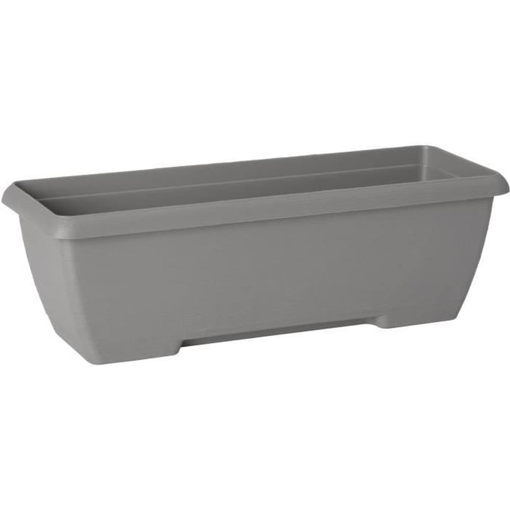GARDEN ID Pflanzk&uuml;bel &ndash; GARDEN ID Teramo &ndash; Schwarz, 60 cm &ndash; Robust &ndash; Integrierter Wasserspeicher &ndash; Recycelt & 100 % recycelbar &ndash; Viel Platz f&uuml;r Pflanzen - Bild 1