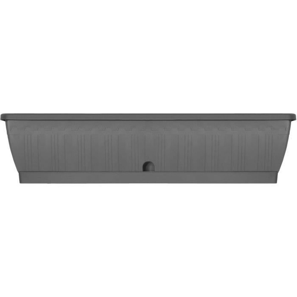 GARDEN ID Pflanzk&uuml;bel - GARDEN ID Terraflor - Anthrazit 80 cm - Robustheit - Wasserspeicher - Recycelt & 100% recycelbar - Volumen f&uuml;r Pflanzen. - Bild 1