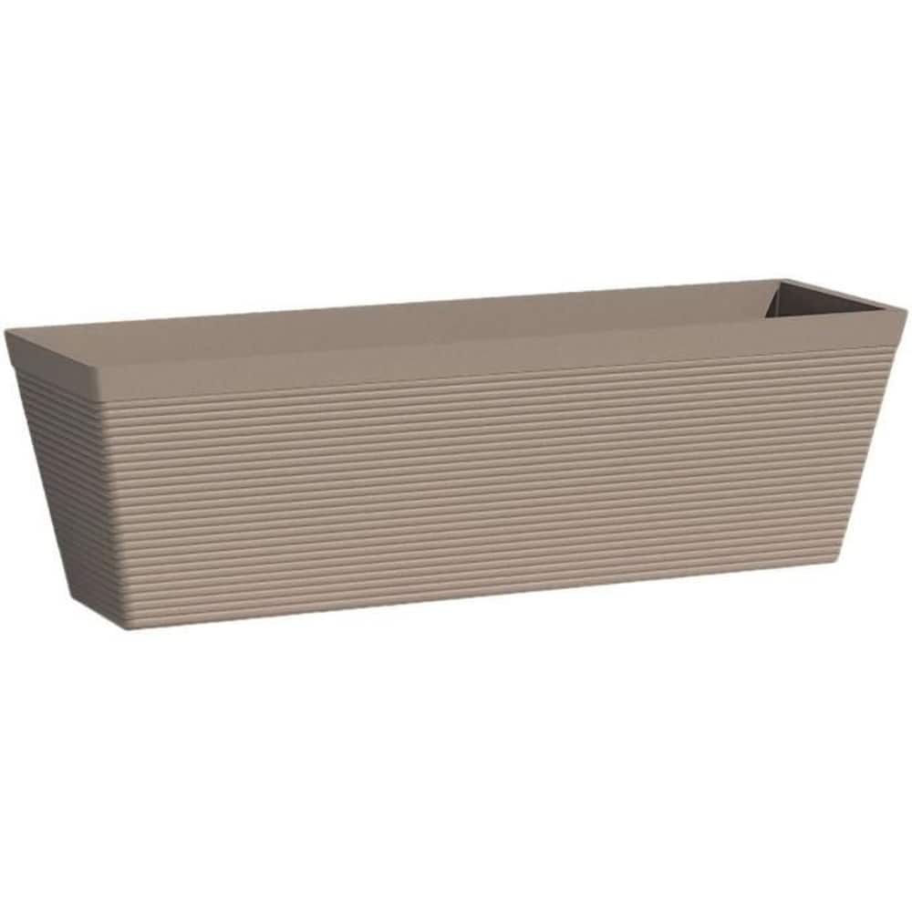 GARDEN ID Pflanzk&uuml;bel &ndash; GARDEN ID &ndash; Green Care Impact Taupe &ndash; 50 x 16 x 16 cm &ndash; 10 Jahre Garantie &ndash; 100 % recycelt &ndash; UV- und frostbest&auml;ndig 