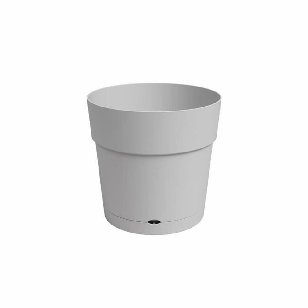 ARTEVASI Blumentopf und runder Capri-Topf - Kunststoff - Wassertank - Durchmesser 30 cm - Hellgrau - Artevasi - Bild 1