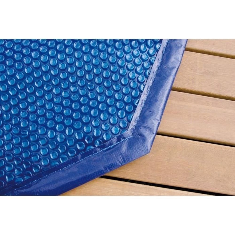UBBINK Luftpolsterfolie f&uuml;r rechteckiges UBBINK Holz-Schwimmbecken 200x350 - Blau - 400 Mikron - Bild 1