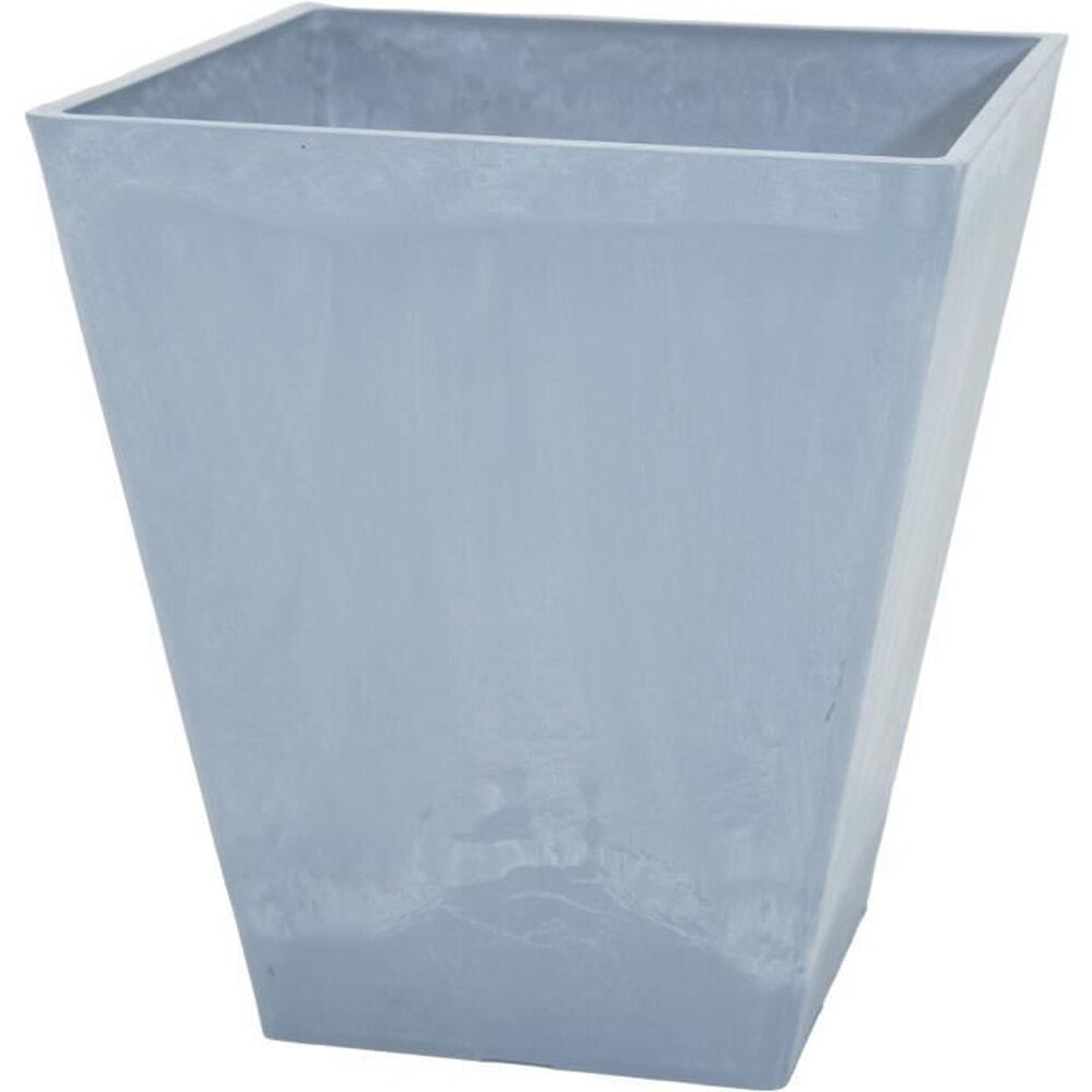 MEGA COLLECTIONS &Uuml;bertopf &ndash; MEGA KOLLEKTIONEN &ndash; Ecostone Quadratisch &ndash; 48 x 57 cm &ndash; Grau - Bild 1