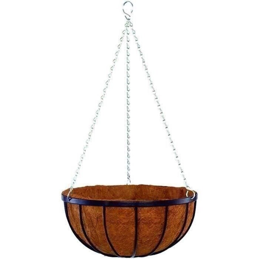 GARDEN ID Suspension+coco - GARDEN ID Georgain - &Oslash;35 H19 cm - Premium-Kokosfaser - Stabile Struktur - Tief genug f&uuml;r optimale Pflanzenentwicklung - Bild 1