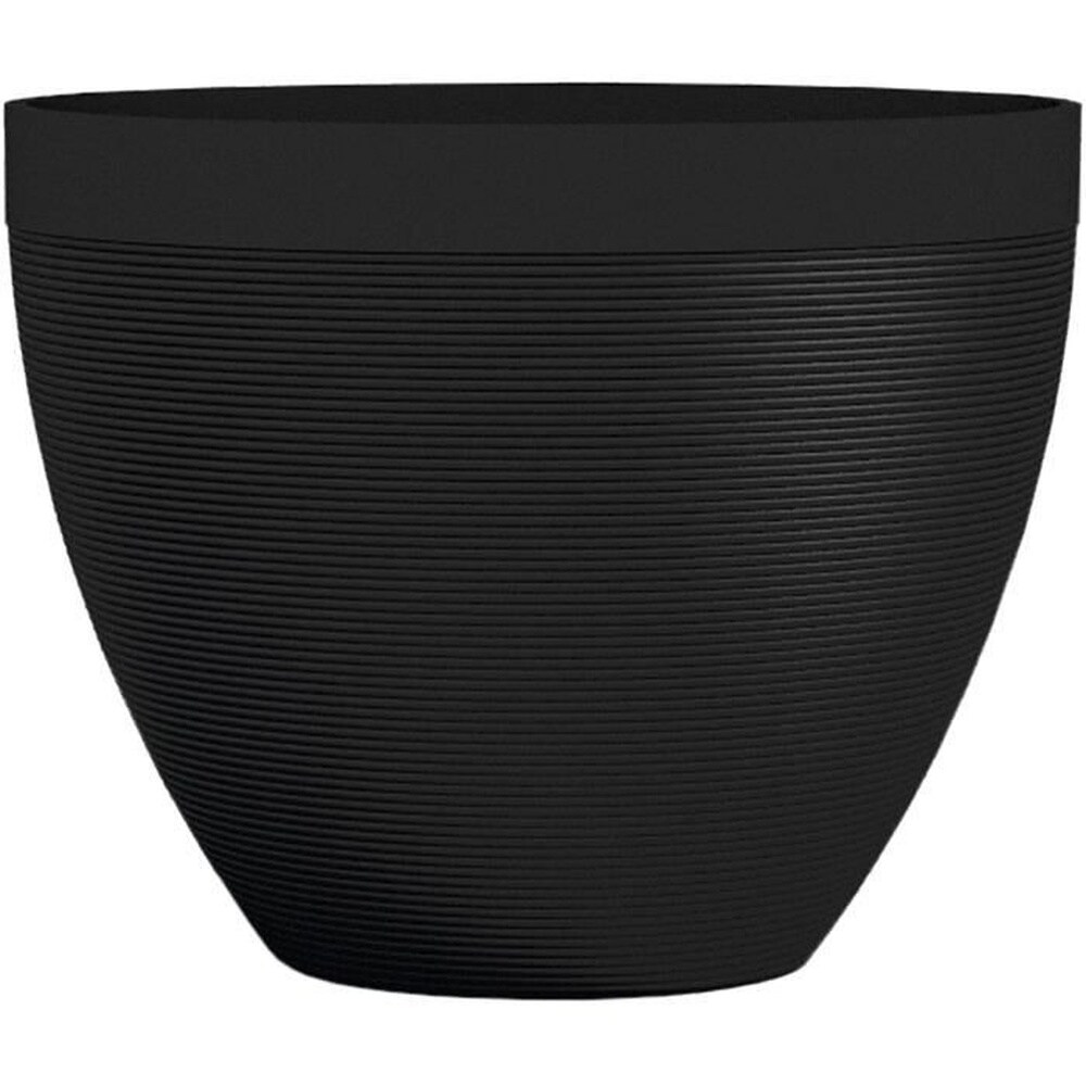 GARDEN ID Blumentopf &ndash; GARDEN ID &ndash; Green Care Impact Black-Anth &ndash; 30 x 26 cm &ndash; 10 Jahre Garantie &ndash; 100 % recycelt &ndash; UV- und frostbest&auml;ndig - Bild 1