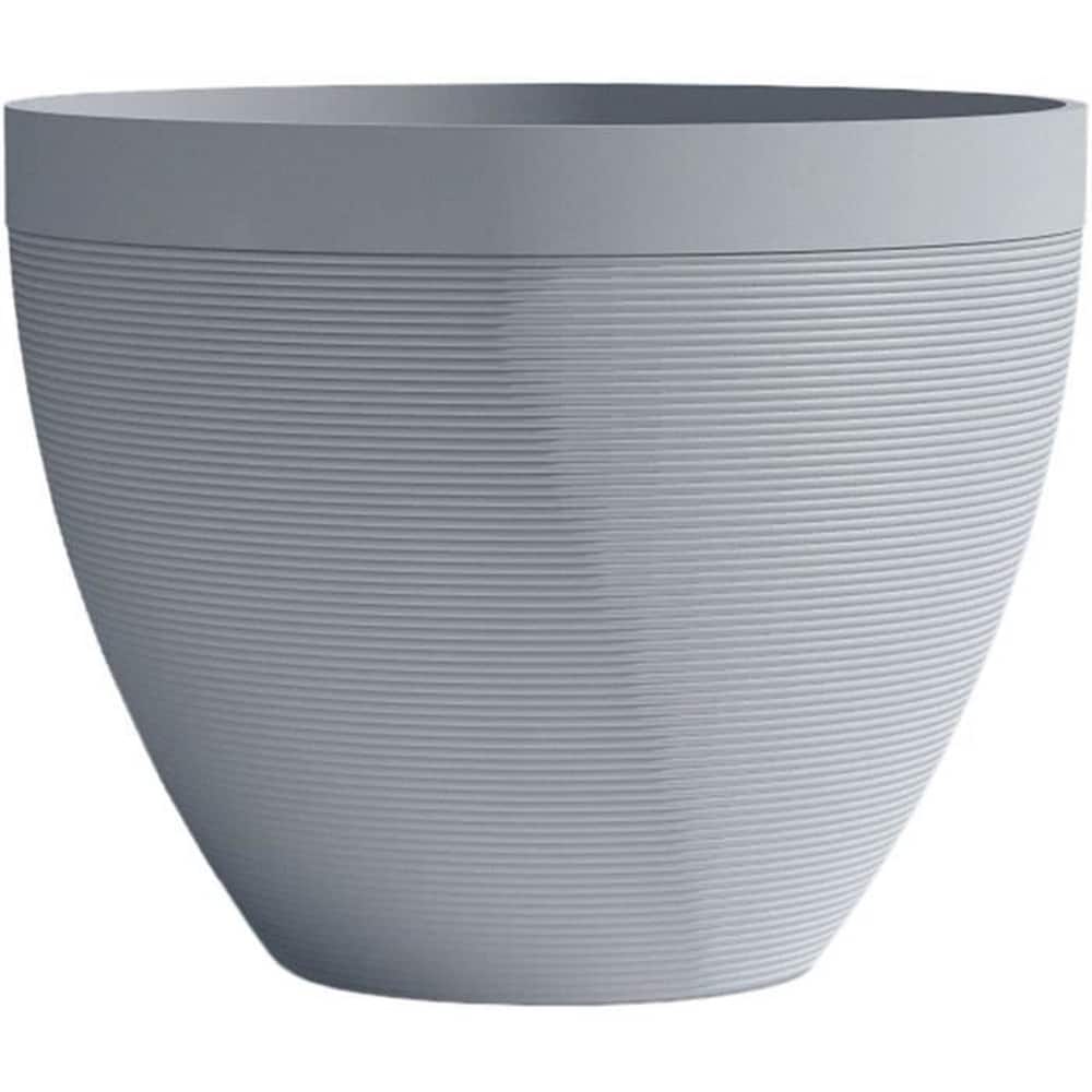 GARDEN ID Blumentopf &ndash; GARDEN ID &ndash; Green Care Impact Blau-Grau &ndash; 50 x 41 cm &ndash; 10 Jahre Garantie &ndash; 100 % recycelt &ndash; UV- und frostbest&auml;ndig - Bild 1